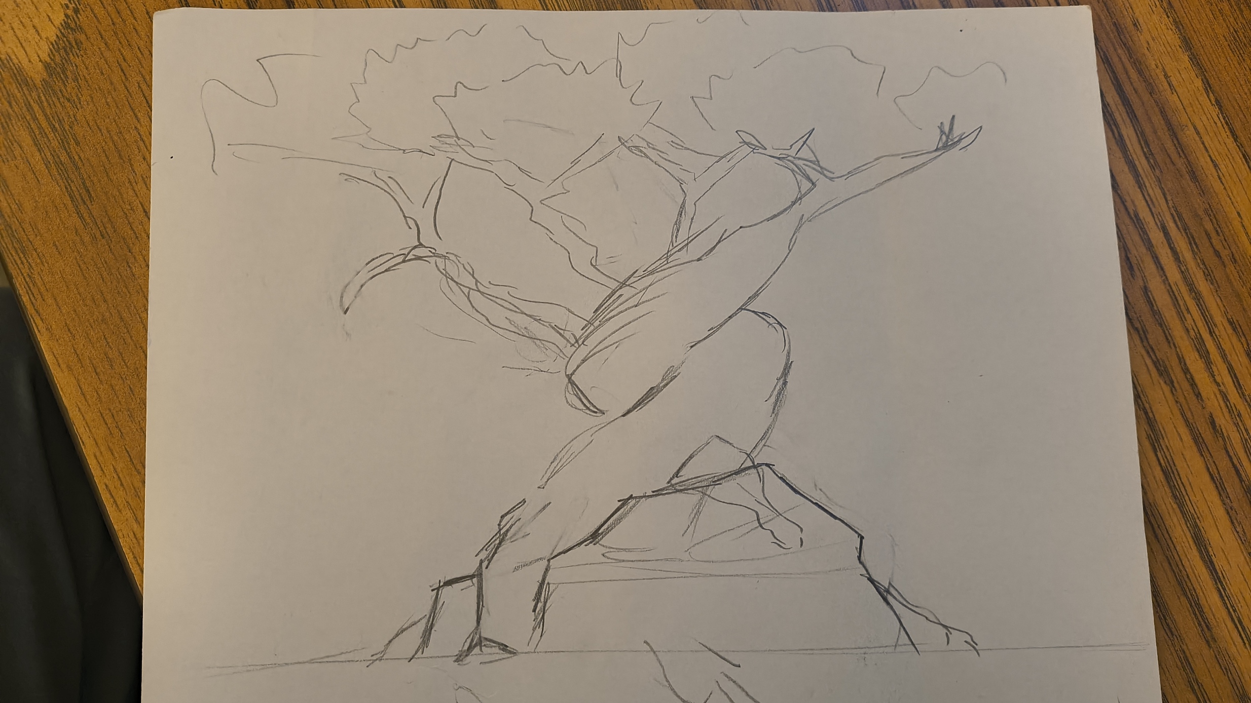 Fire Tree Sketch