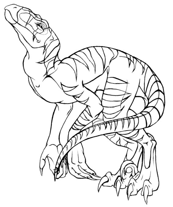 Raptor lineart