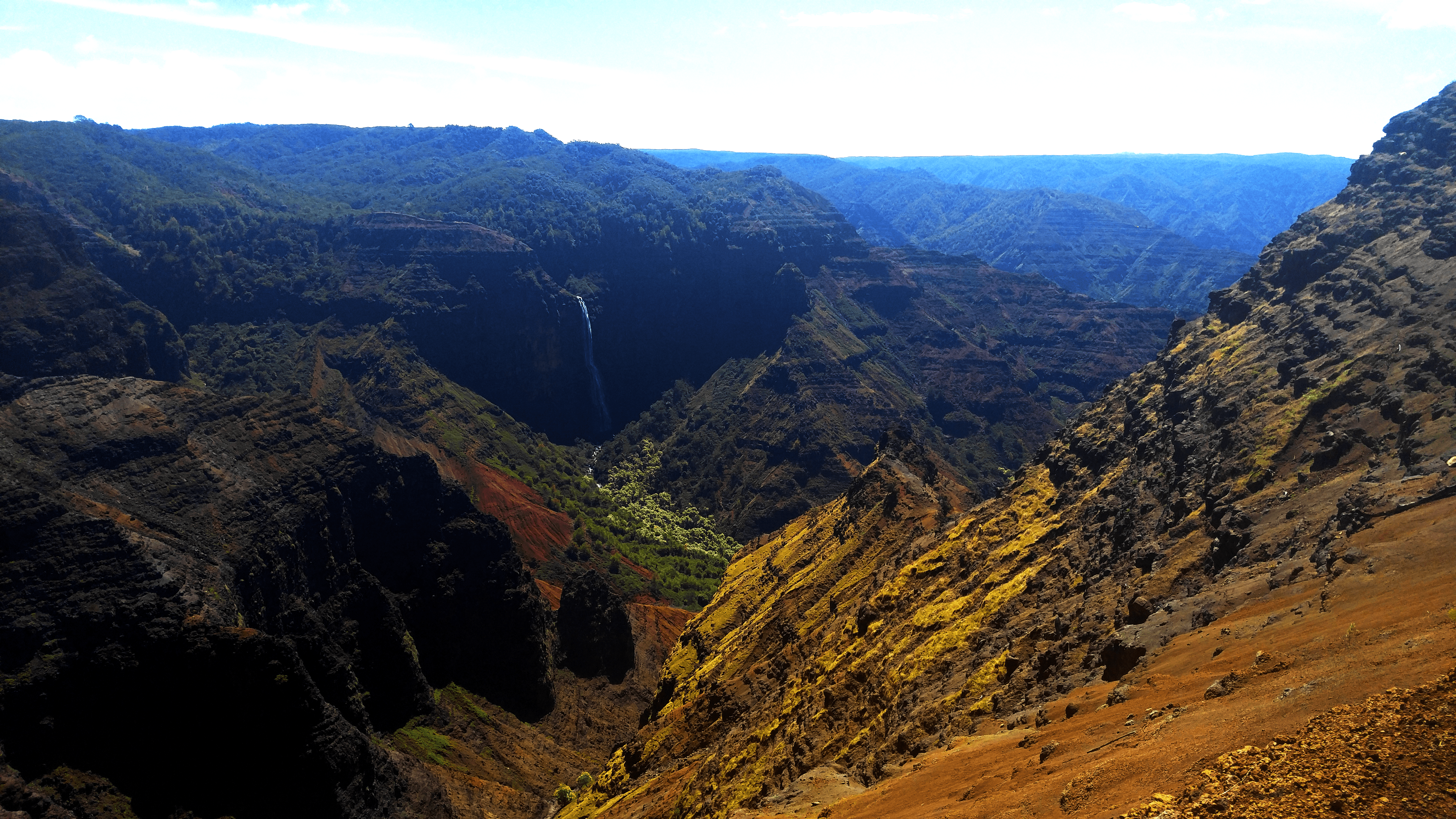 A view from the Pu'u o Kila Lookout