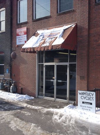 Outside view of our store