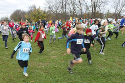 Children running